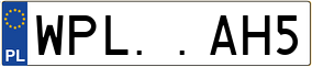 Truck License Plate